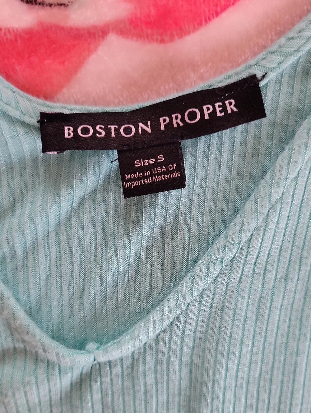 Boston Proper Banded Bottom Tank Top